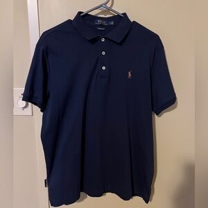 Polo Ralph Lauren Navy short sleeve polo shirt (Large)